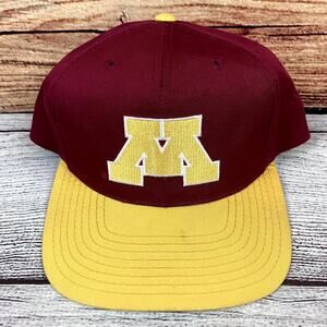 Vintage 1990s Minnesota Gophers NCAA College Snapback Hat
